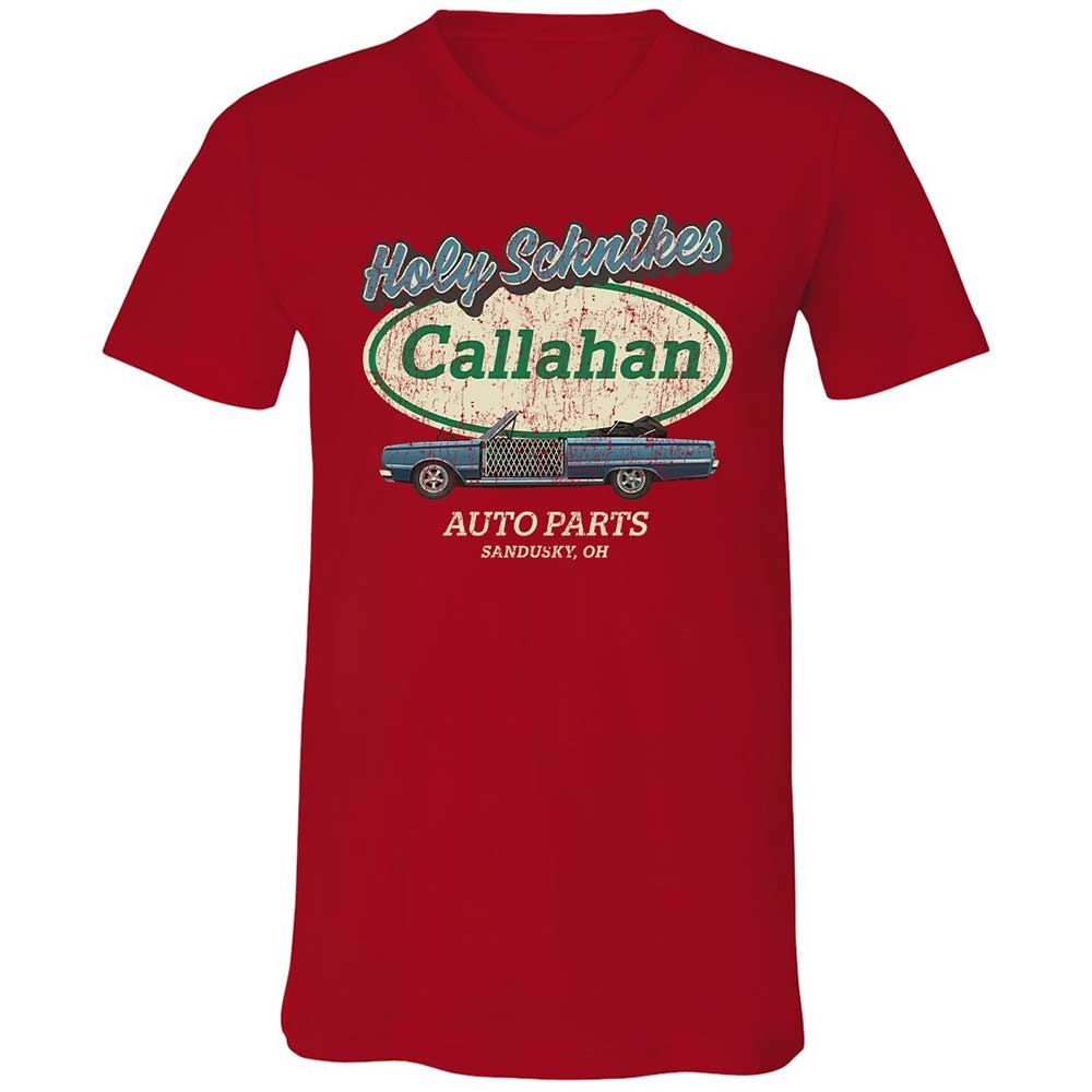 Unisex V-Neck T-Shirt - YF5AFXAS - Red - 6