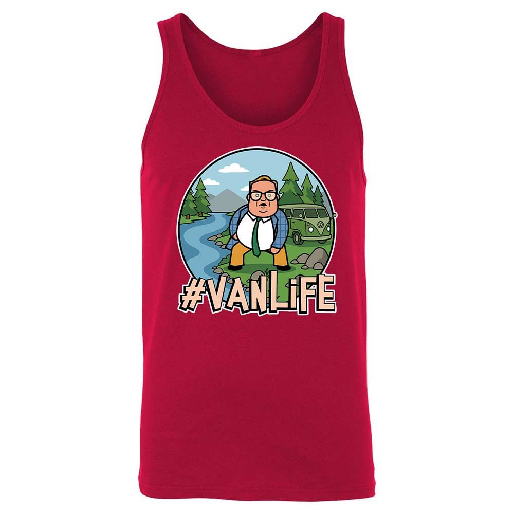 Vanlife living in a van down by the river - Red - 6