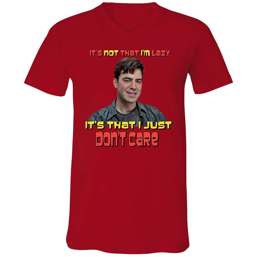 Unisex V-Neck T-Shirt - DPS1MUUZ - Red - 6