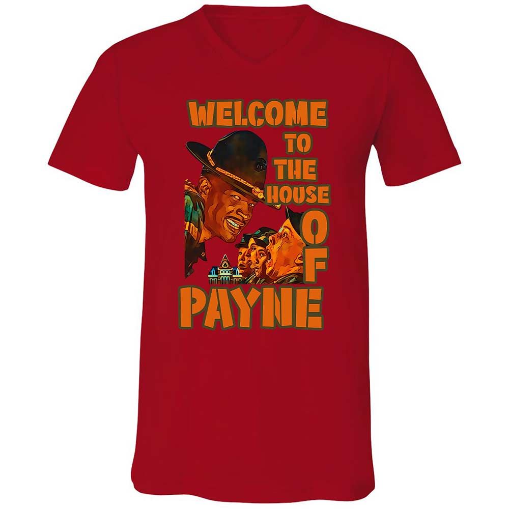 Unisex V-Neck T-Shirt - LNMYTHTS - Red - 6