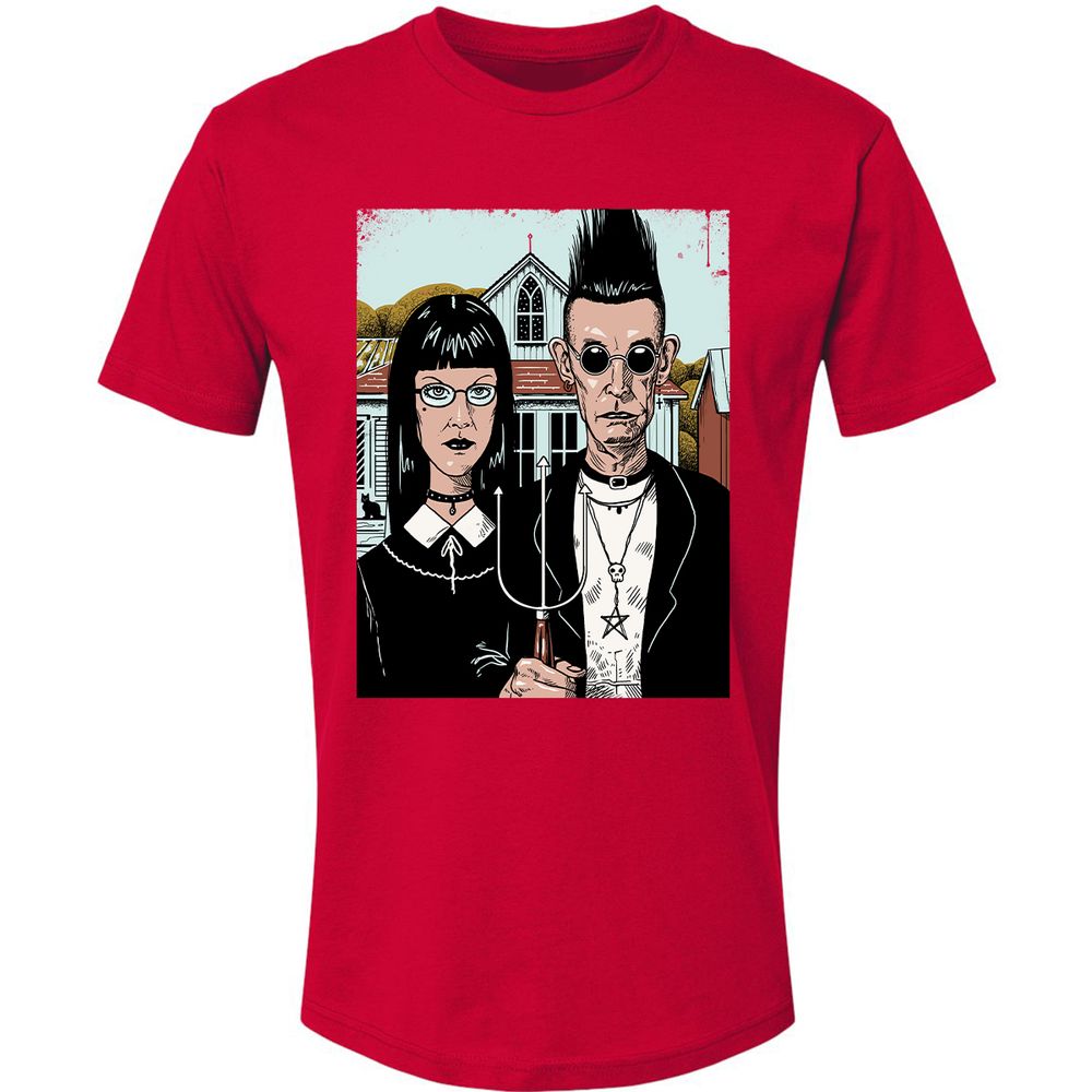 Premium Unisex T-Shirt - 3RYSBWRK - Red - 6