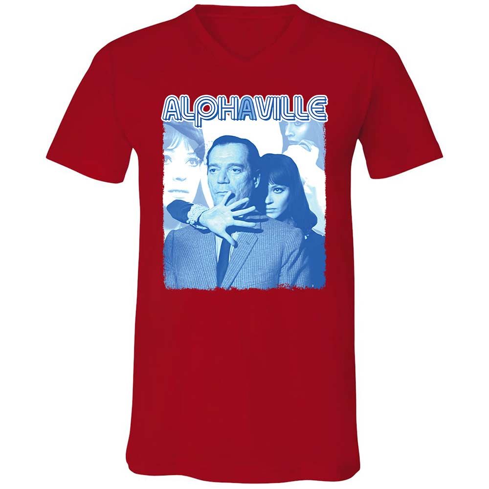 Unisex V-Neck T-Shirt - 5NZVBMGF - Red - 6