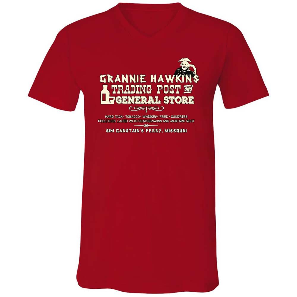 Unisex V-Neck T-Shirt - R5UV1FPN - Red - 6