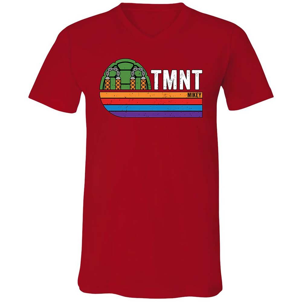 Unisex V-Neck T-Shirt - D3WBKVT1 - Red - 6