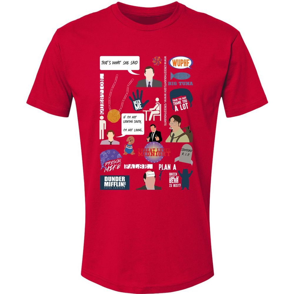 Premium Unisex T-Shirt - HD5S1232 - Red - 6