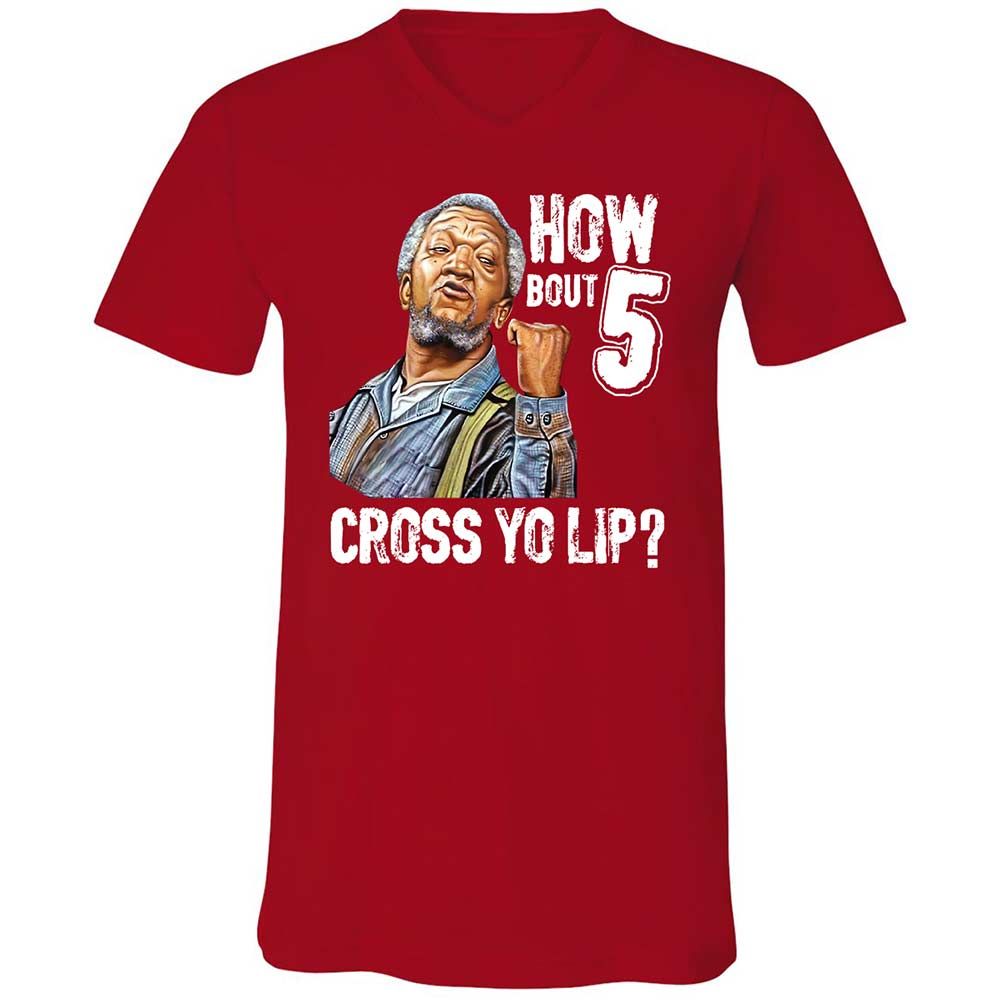 How bout 5 cross yo lip - Red - 6