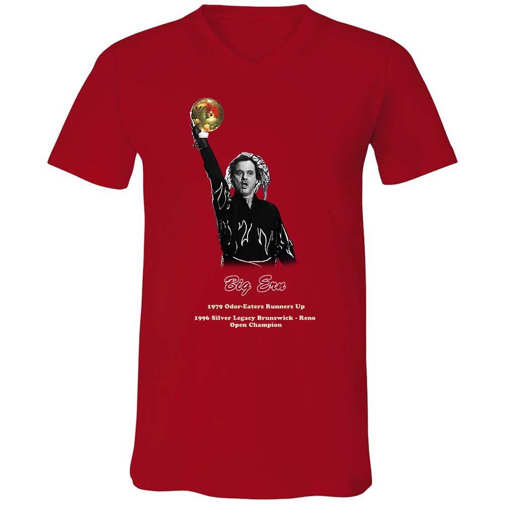 Unisex V-Neck T-Shirt - SCDEBWEH - Red - 6