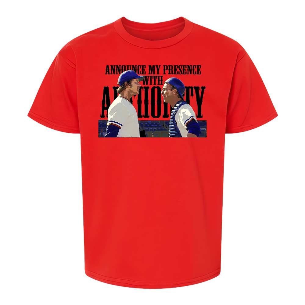 Announce my presence with authority - Red - 6