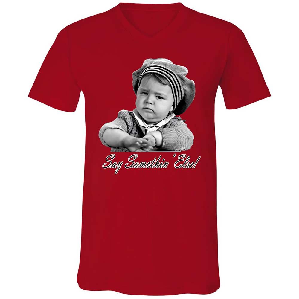 Unisex V-Neck T-Shirt - JNEKELRB - Red - 6