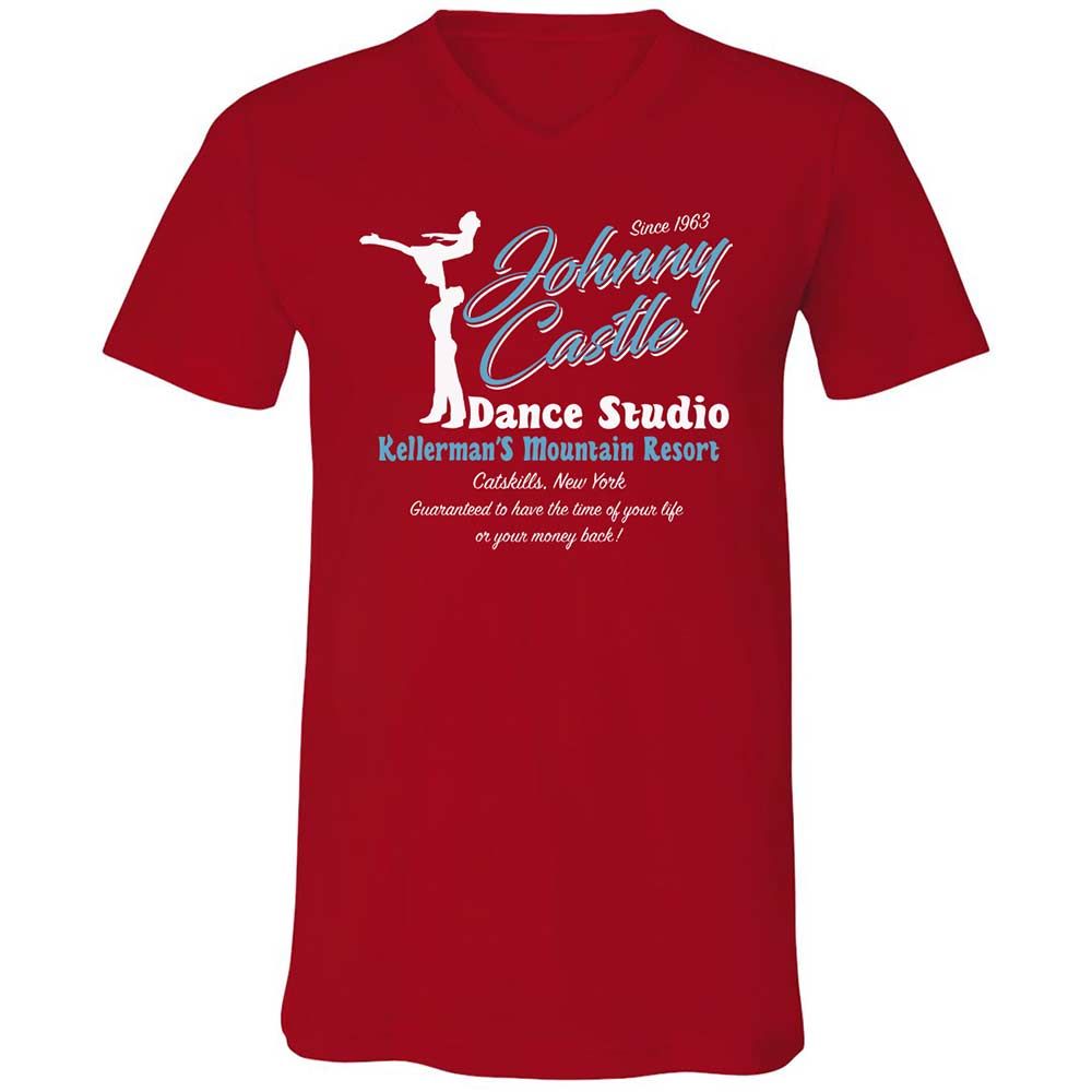 Unisex V-Neck T-Shirt - XXLJBML9 - Red - 6