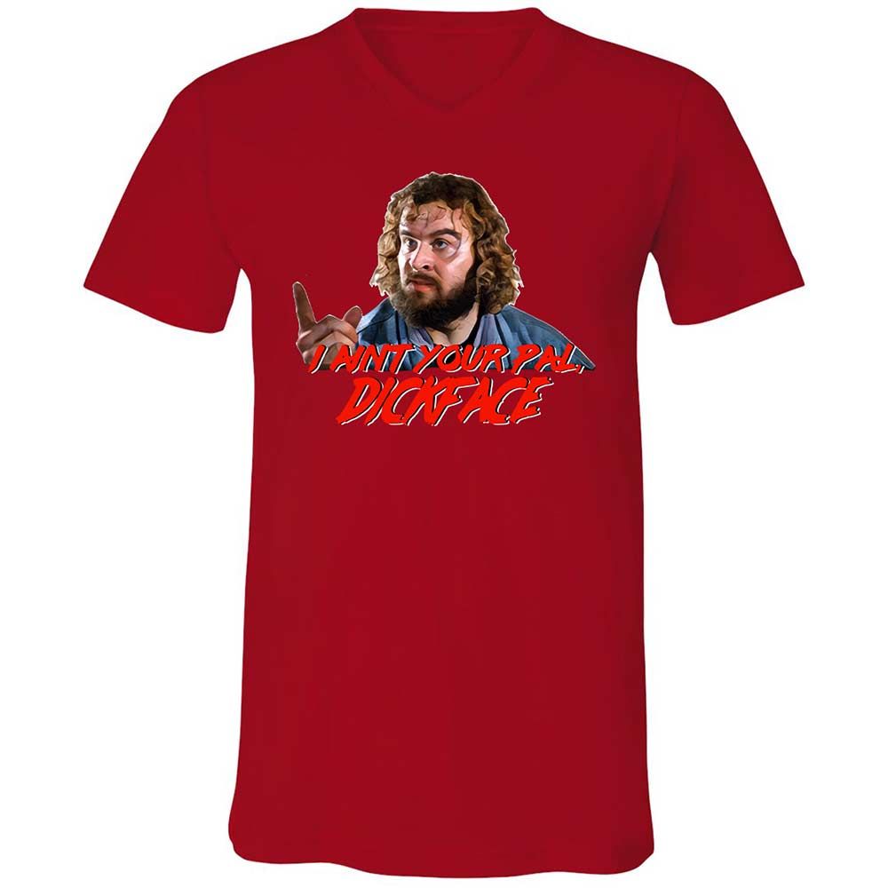 Unisex V-Neck T-Shirt - TLQVJSDQ - Red - 6