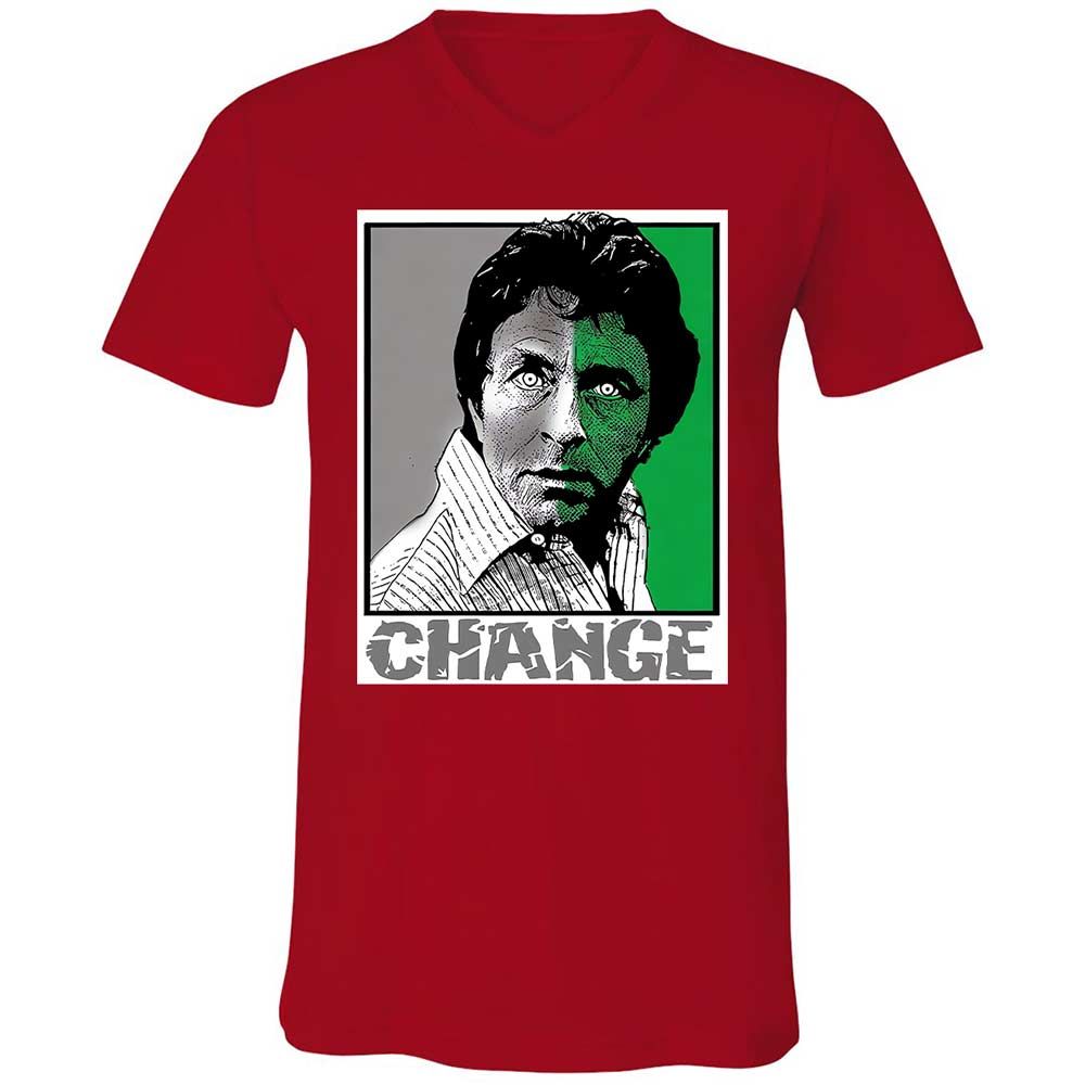 Unisex V-Neck T-Shirt - TSZ87PA6 - Red - 6
