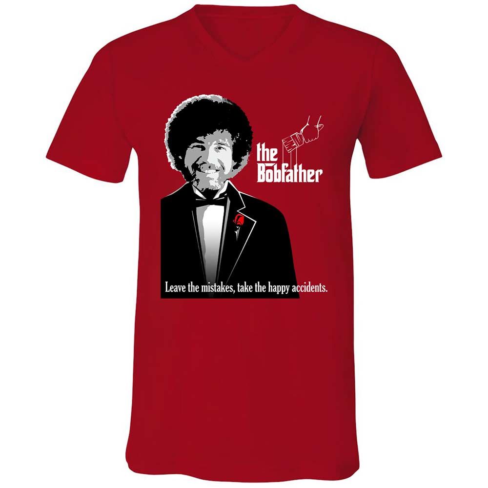 Unisex V-Neck T-Shirt - 7K6NTHNK - Red - 6