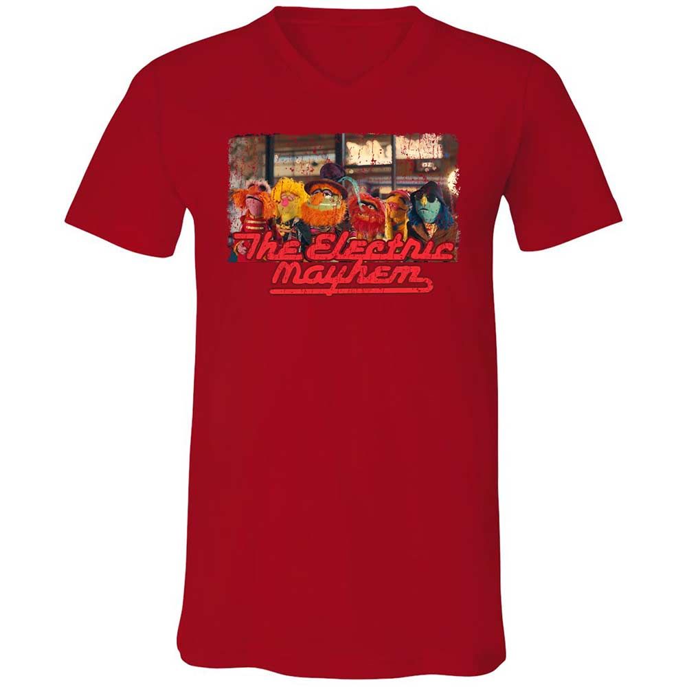 Unisex V-Neck T-Shirt - 987VZXV6 - Red - 6