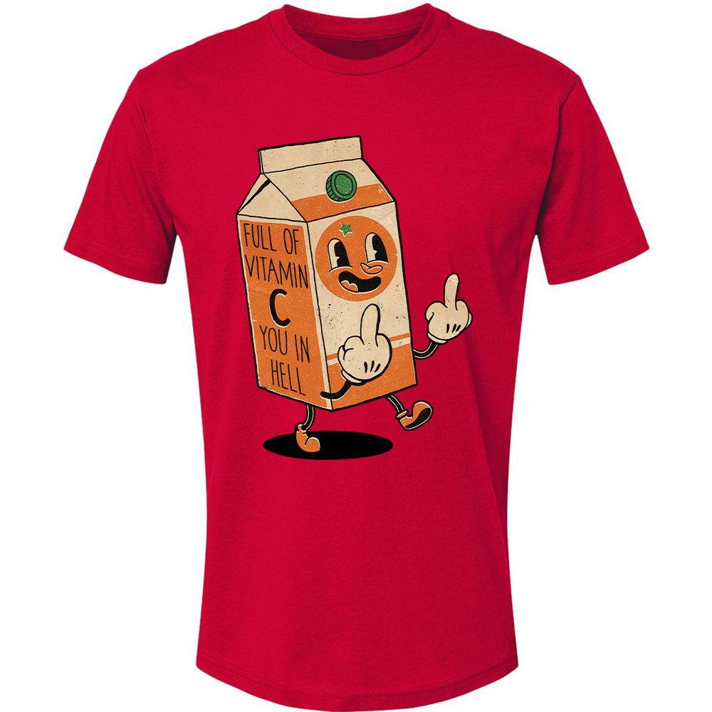 Premium Unisex T-Shirt - 2YK42SKE - Red - 6