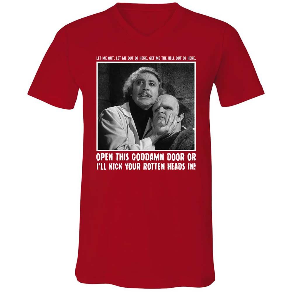 Unisex V-Neck T-Shirt - FU8ECDG2 - Red - 6