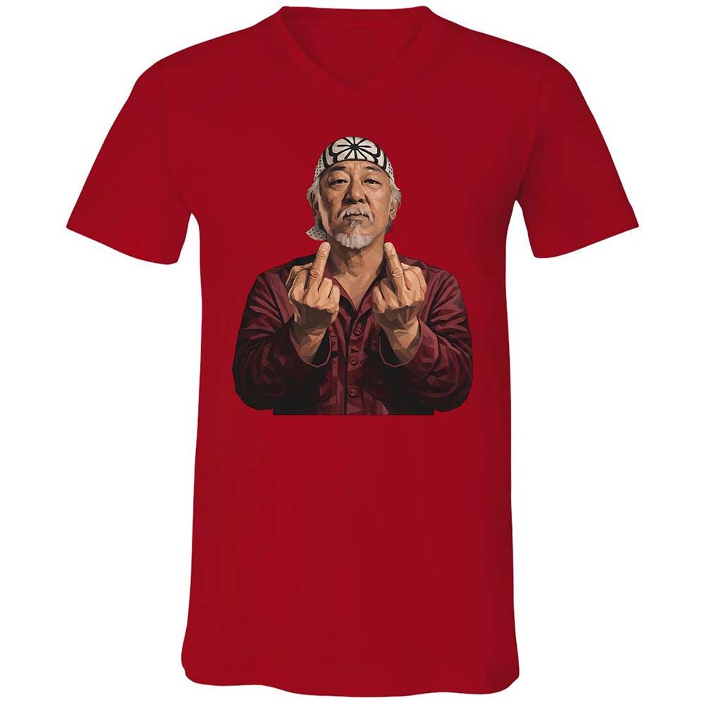 Unisex V-Neck T-Shirt - JS1MAWGU - Red - 6