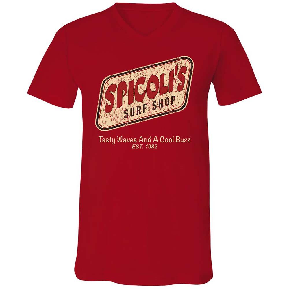 Unisex V-Neck T-Shirt - 3HHXPVXE - Red - 6