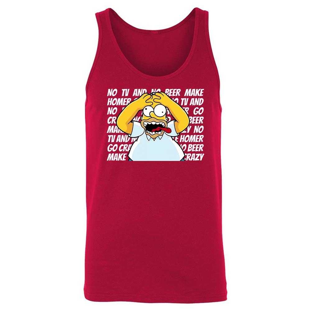 No TV and No Beer Make Homer Go Crazy - Red - 6