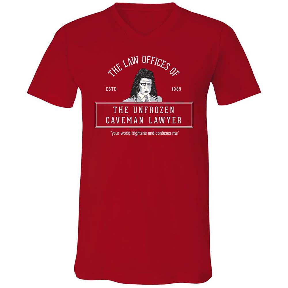 Unisex V-Neck T-Shirt - DPHS861J - Red - 6