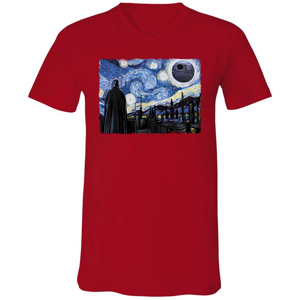 Unisex V-Neck T-Shirt - 9X8DBMHX - Red - 6