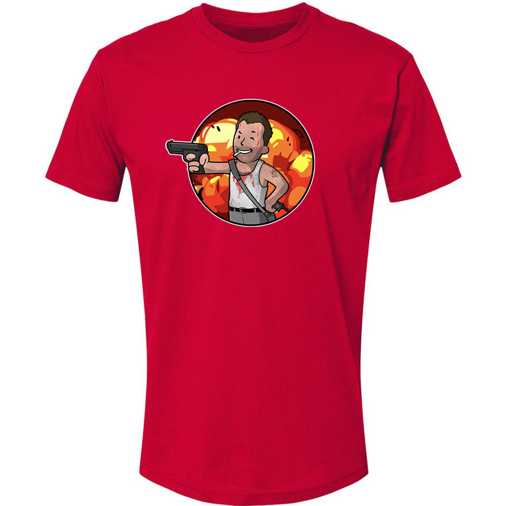 Premium Unisex T-Shirt - 44NURV6C - Red - 6