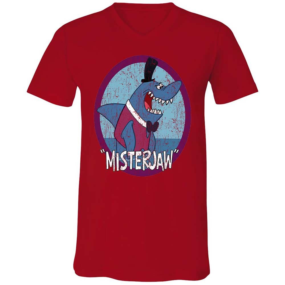 Unisex V-Neck T-Shirt - VVUW8M8W - Red - 6