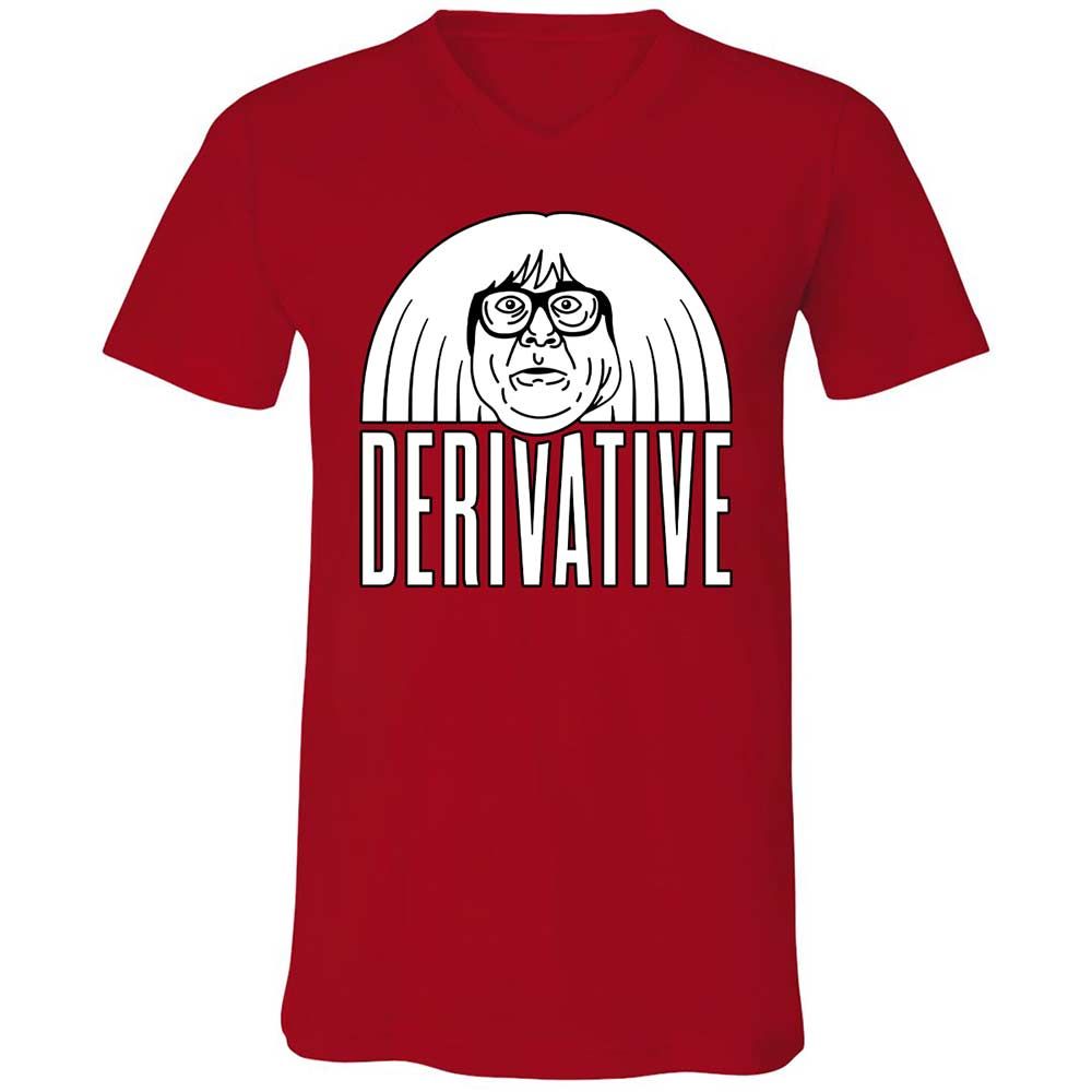 Unisex V-Neck T-Shirt - NCKZ2BPV - Red - 6
