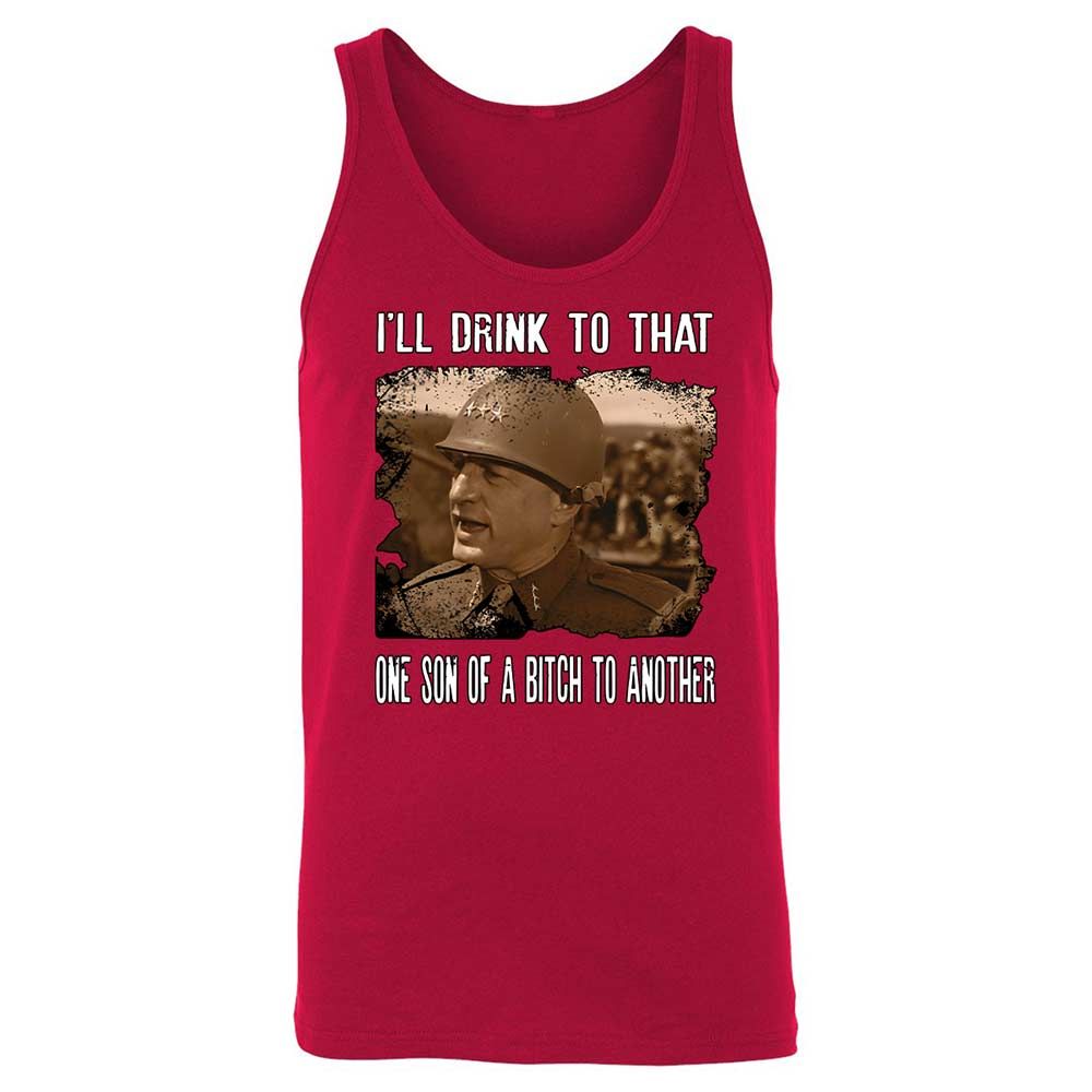 Unisex Jersey Tank - CDZN4XV6 - Red - 6