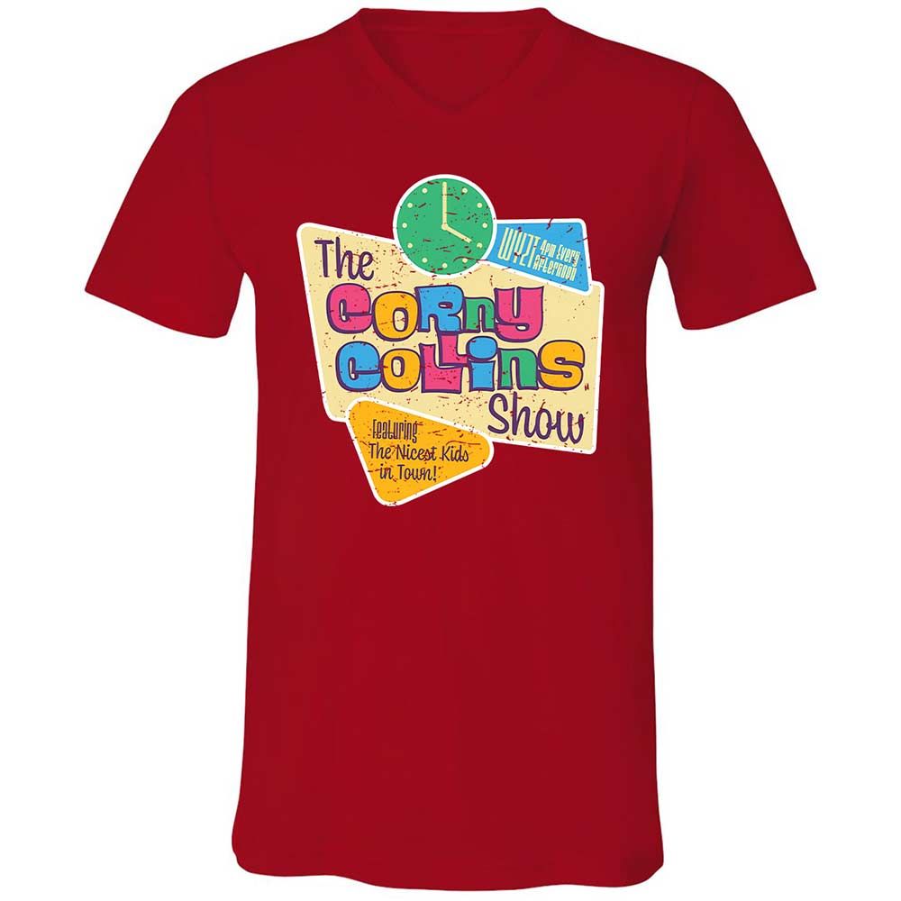 Unisex V-Neck T-Shirt - MR2JU1WL - Red - 6