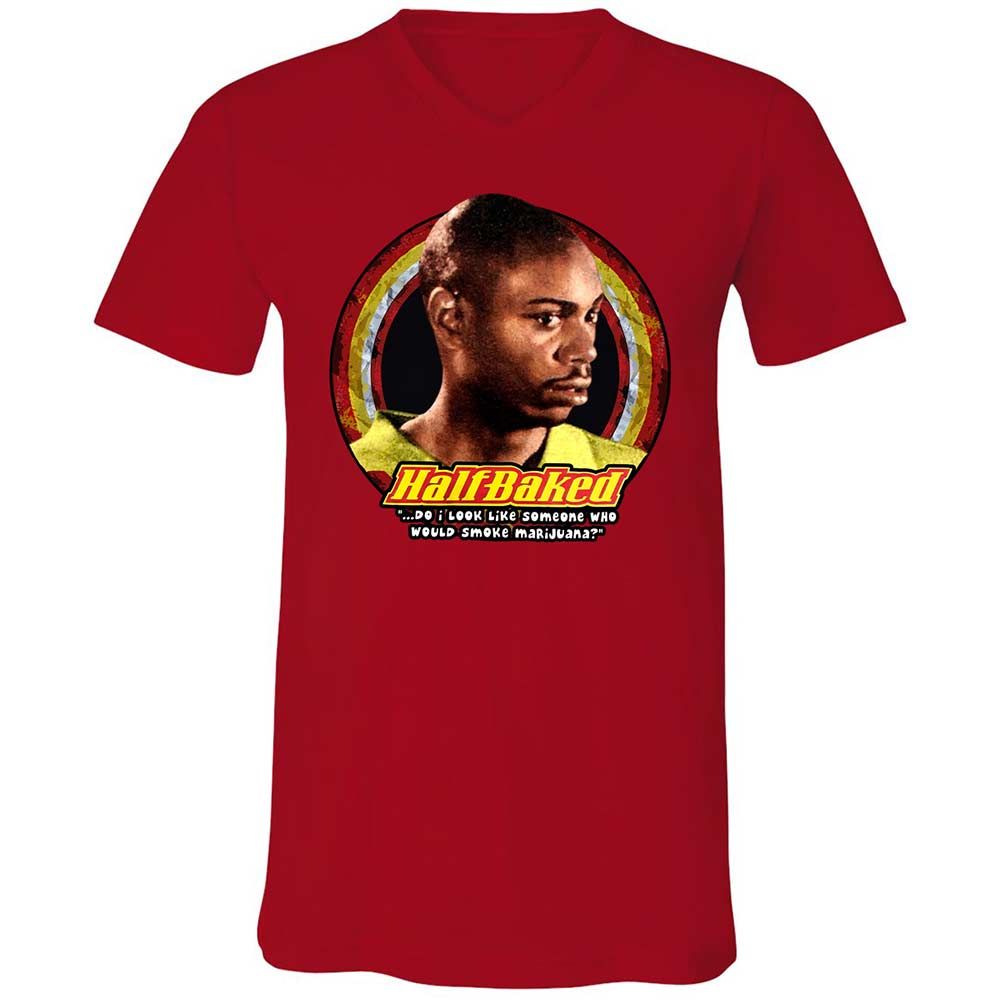 Unisex V-Neck T-Shirt - 9PQ6J2YV - Red - 6