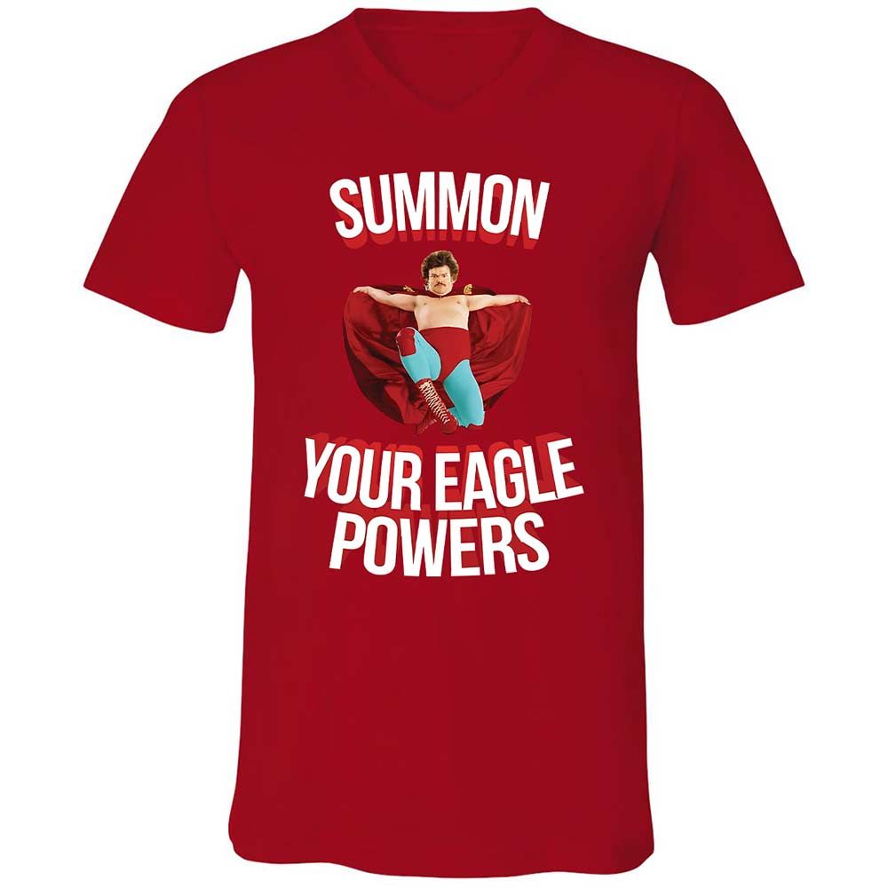 Unisex V-Neck T-Shirt - FCH52RGF - Red - 6