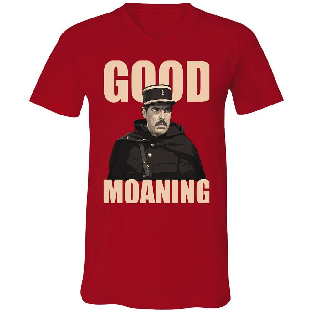 Unisex V-Neck T-Shirt - Z65XFBJF - Red - 6
