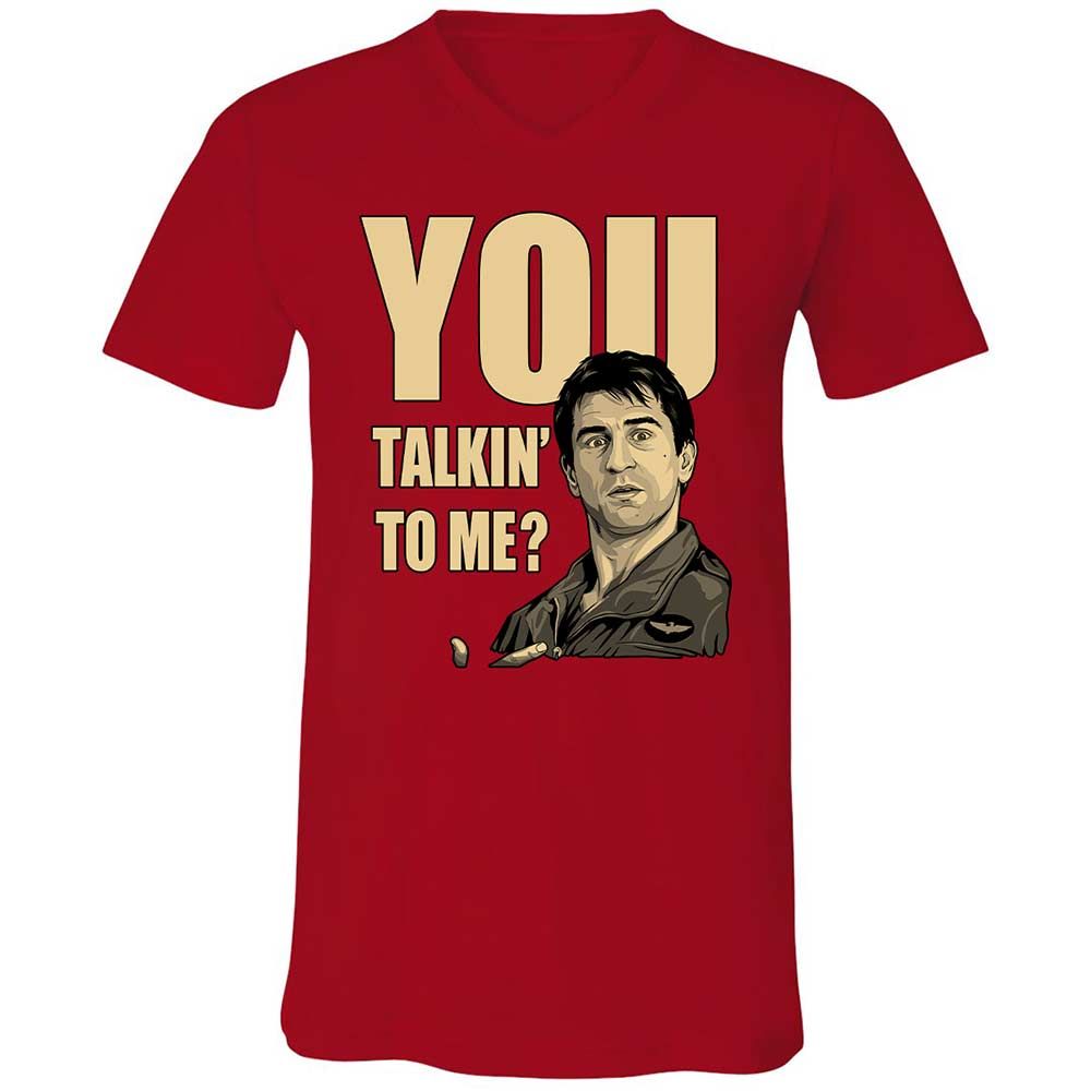 Unisex V-Neck T-Shirt - K3W8KJ6G - Red - 6