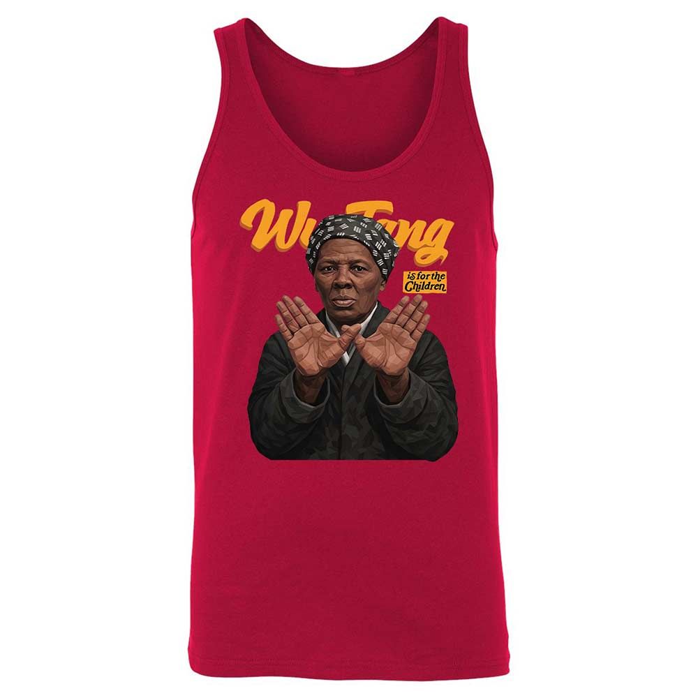 Unisex Jersey Tank - Black - Red - 6