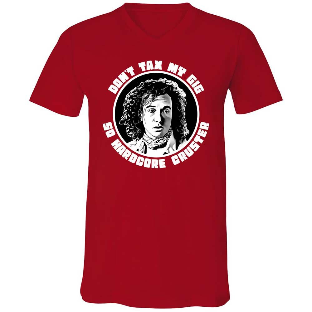 Unisex V-Neck T-Shirt - 5F8L6DXV - Red - 6