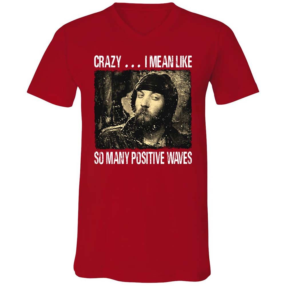 Many positive waves - Red - 6