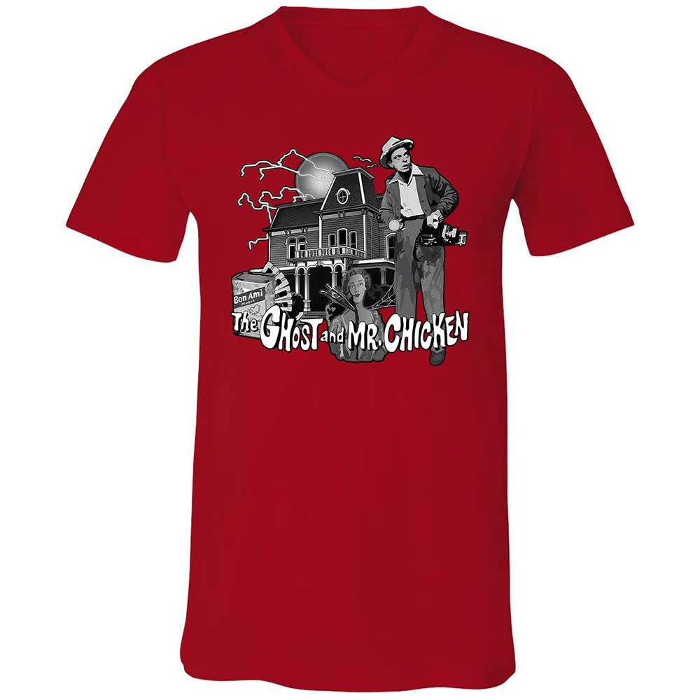 Unisex V-Neck T-Shirt - V928HNGB - Red - 6
