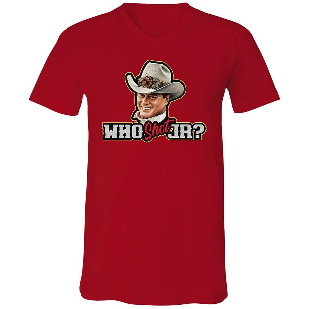 Unisex V-Neck T-Shirt - T8FZ3HSV - Red - 6