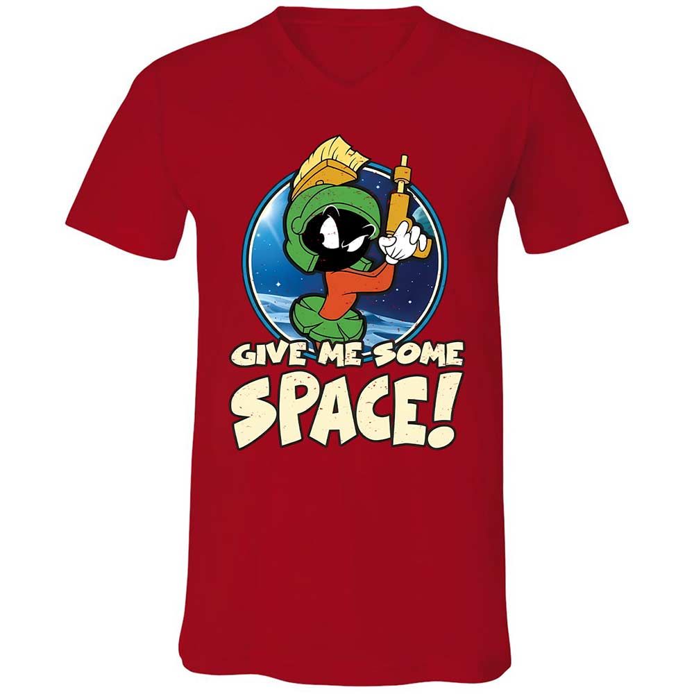 Unisex V-Neck T-Shirt - X87EEDQ6 - Red - 6