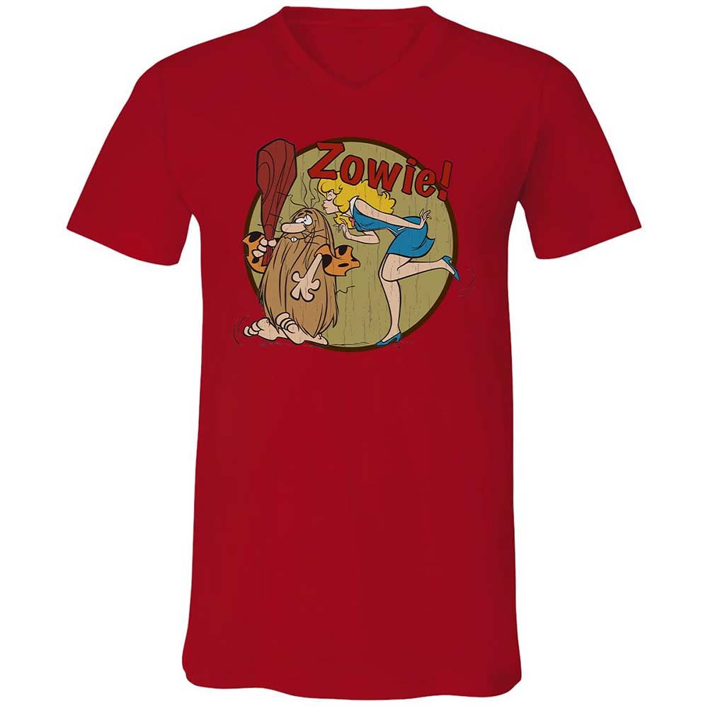Unisex V-Neck T-Shirt - GTLACAU3 - Red - 6
