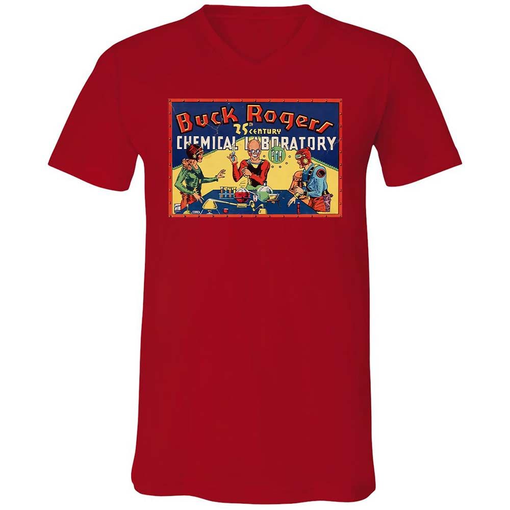 Unisex V-Neck T-Shirt - TRYTXXEX - Red - 6