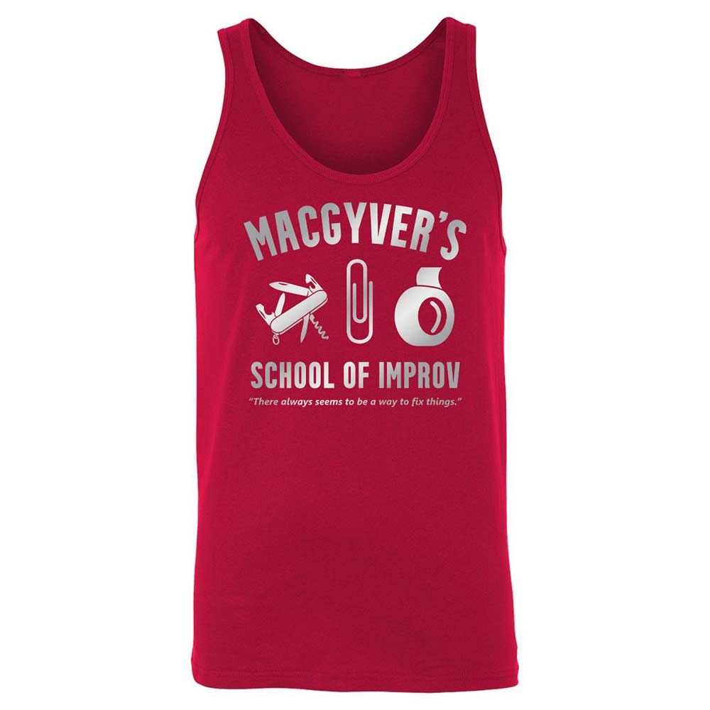 Unisex Jersey Tank - YFXC91HX - Red - 6