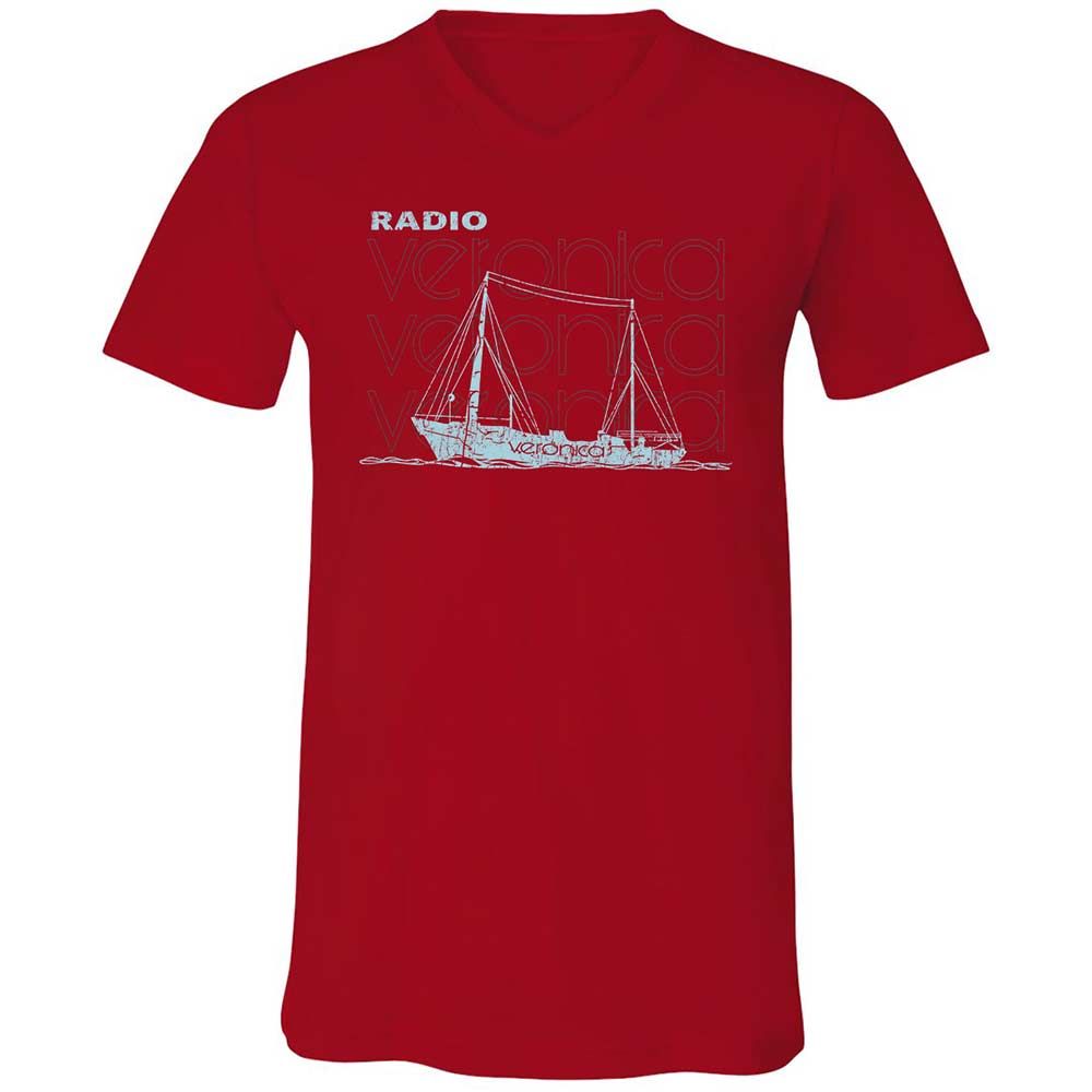 Unisex V-Neck T-Shirt - U833E2CL - Red - 6