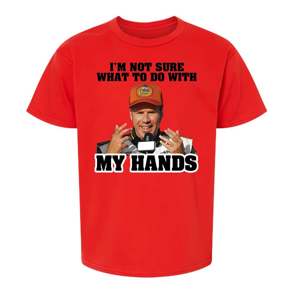 I'm Not Sure What To Do With My Hands - Red - 6