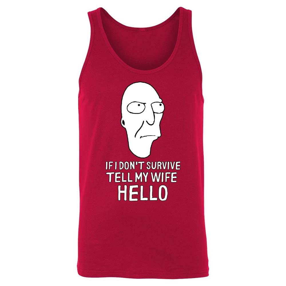 Unisex Jersey Tank - MSPWK7P6 - Red - 6