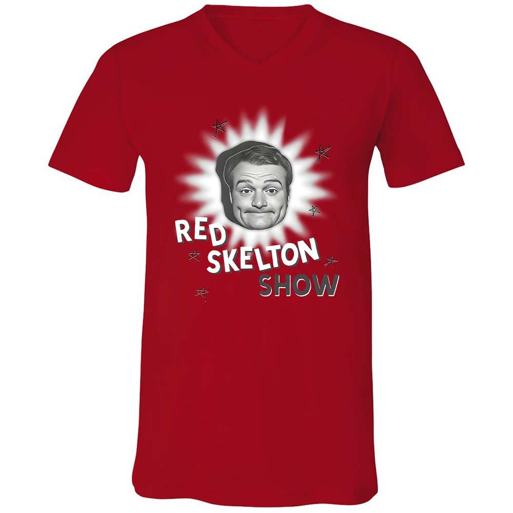Unisex V-Neck T-Shirt - 564FDXTV - Red - 6