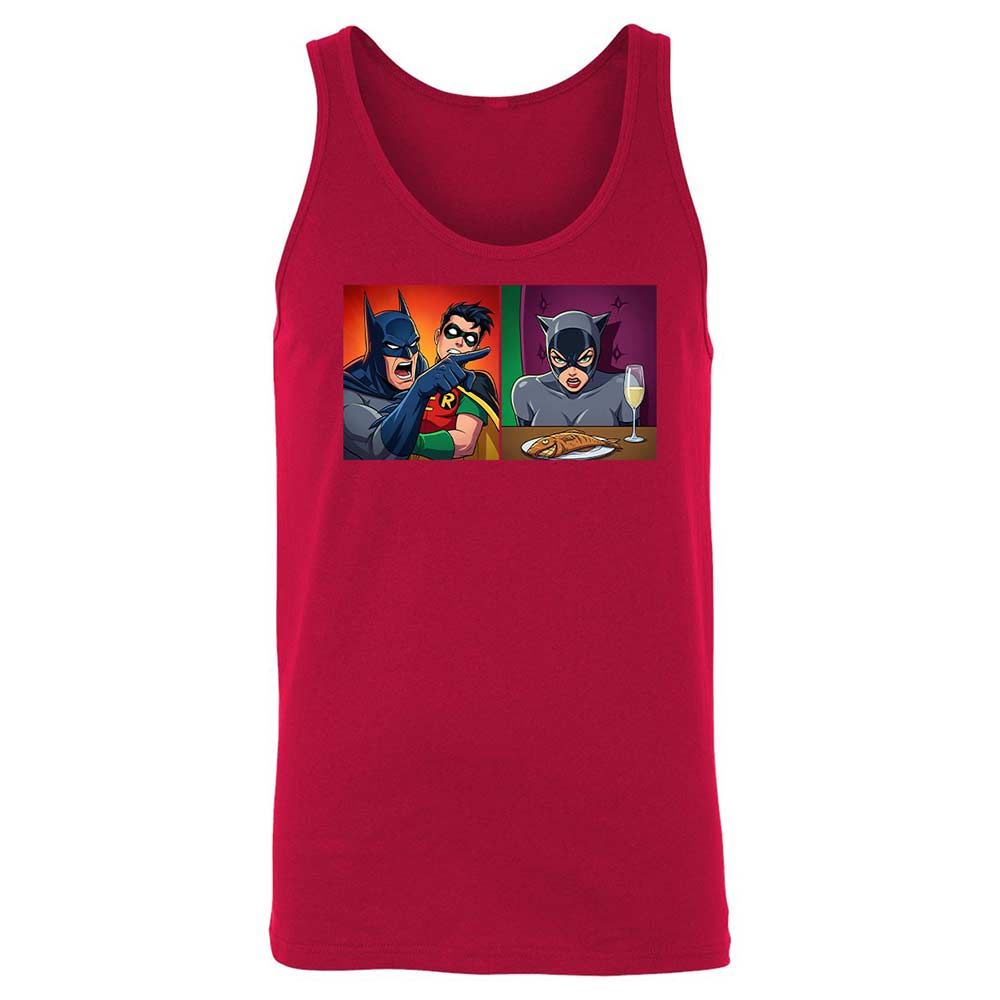 Bat Yelling at Catwoman - Red - 6