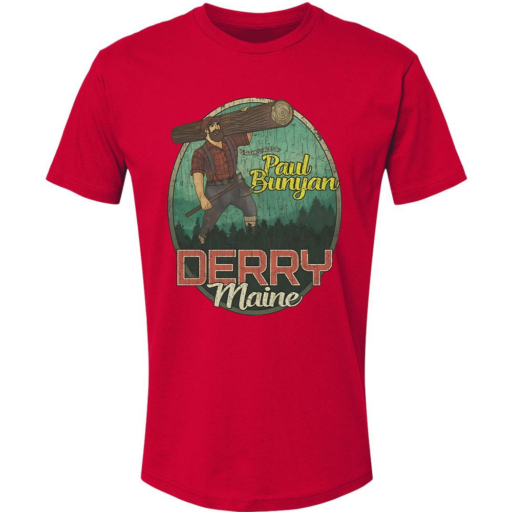 Derry Birthplace of Paul Bunyan - Red - 6