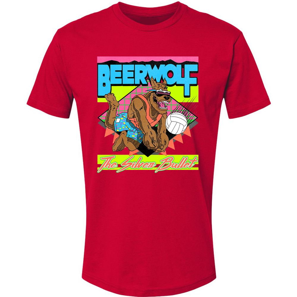 Retro Beach Wolf - Red - 6